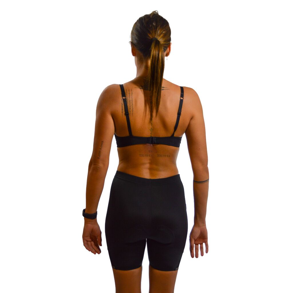 TriTiTan cycling shorts with reflective powerband and one side pocket female - Afbeelding 4