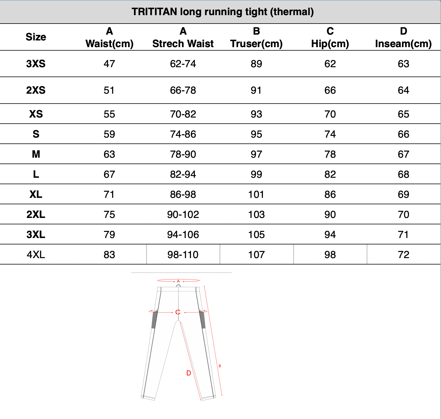 TRITITAN thermal long running tight - Afbeelding 8