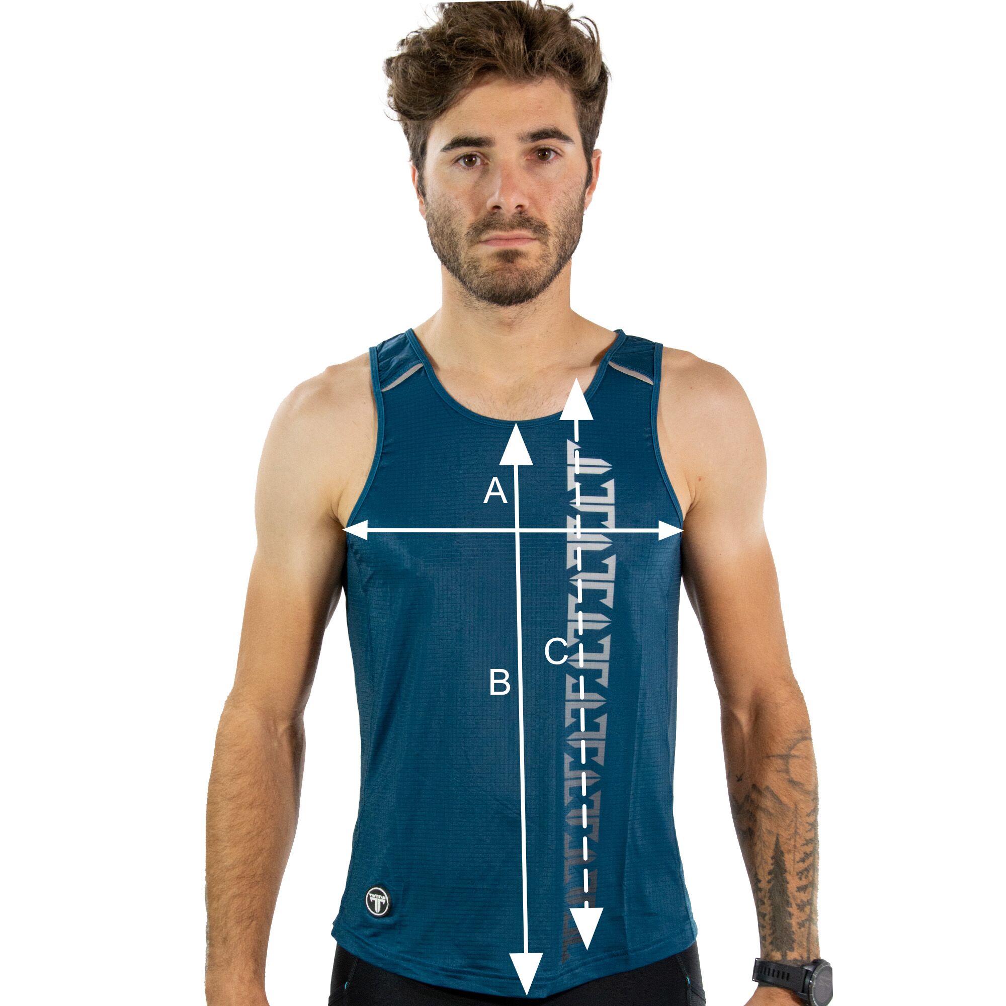 TriTiTan Tech Ultra Light Running Singlet - Afbeelding 5
