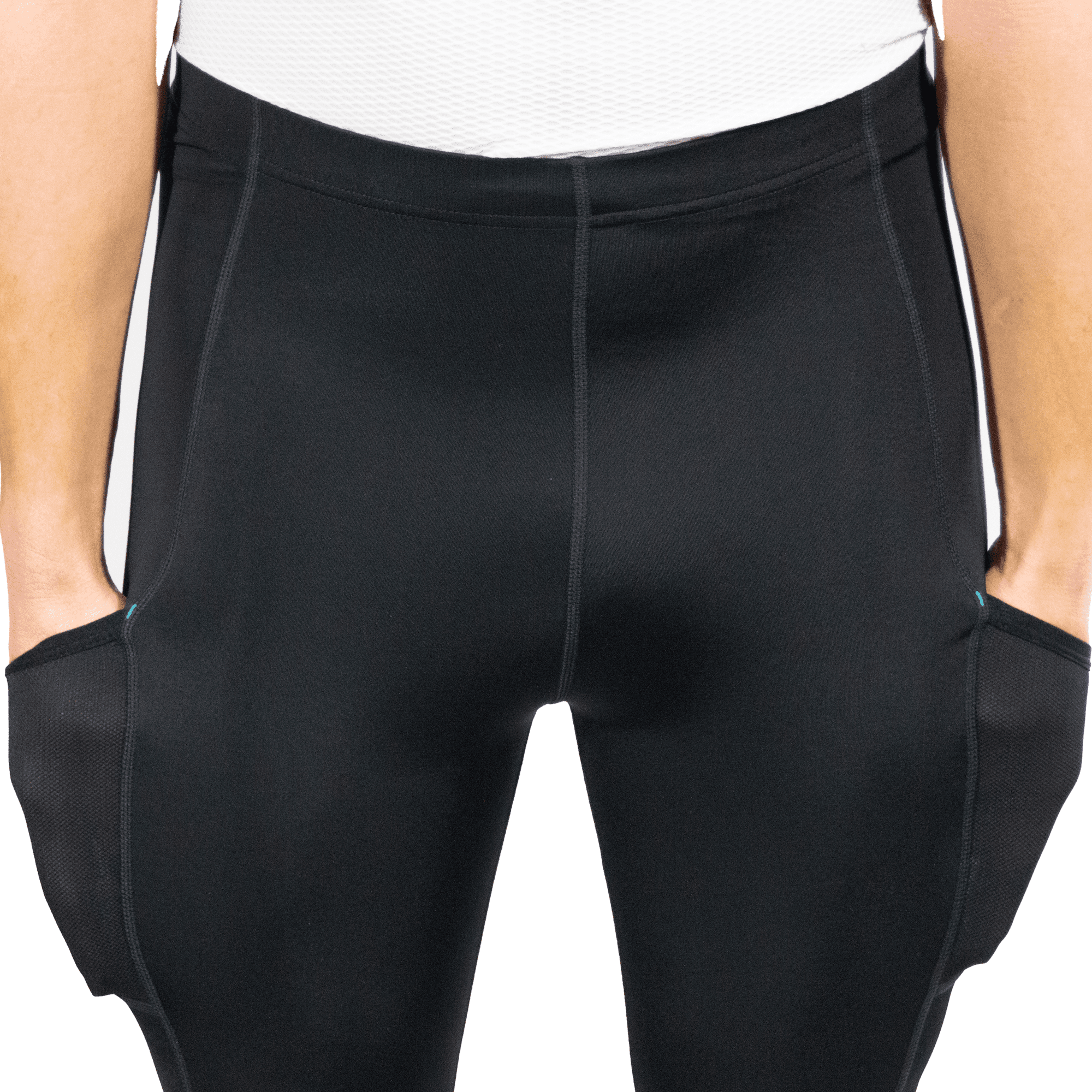 25 3athlonbe short running tight with reflective 3athlonbe logo - Afbeelding 2