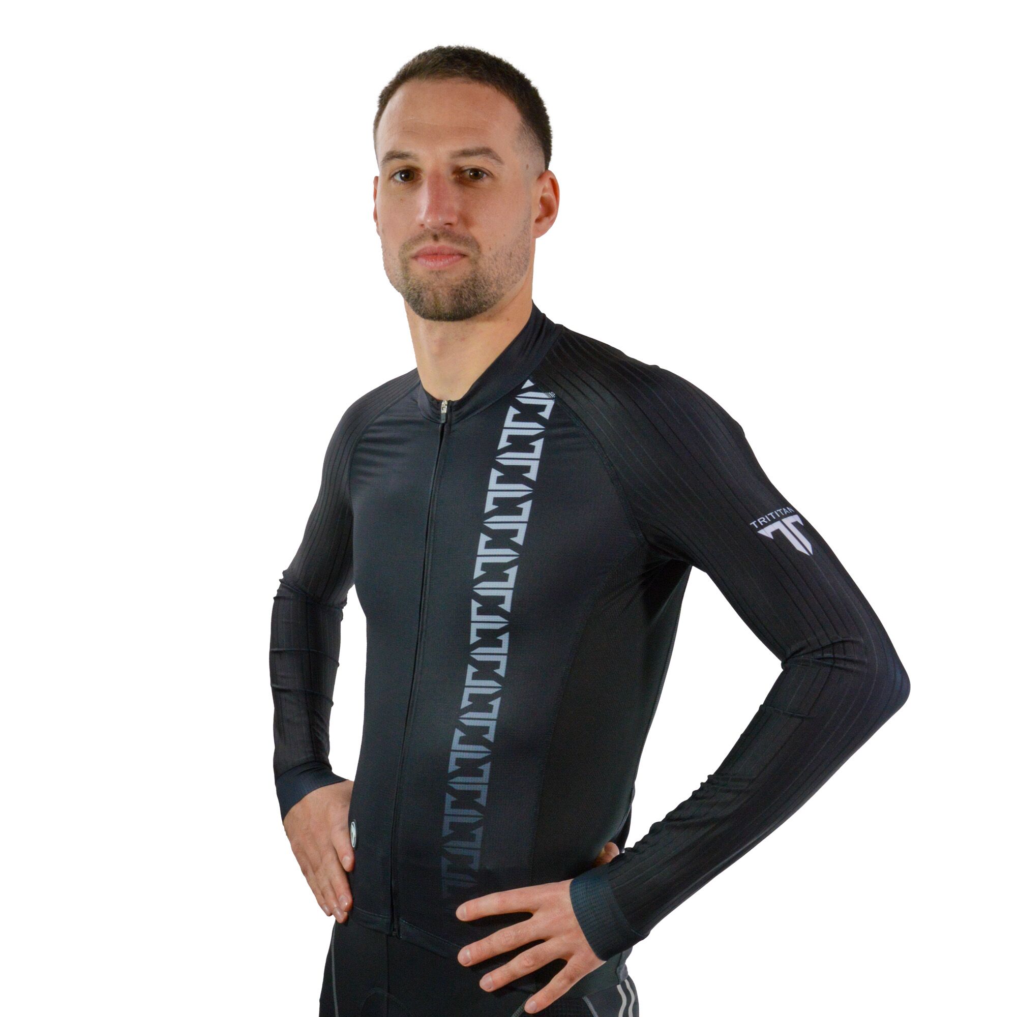 Trititan Titanium Pro Long Aero Sleeves Jersey - Afbeelding 10