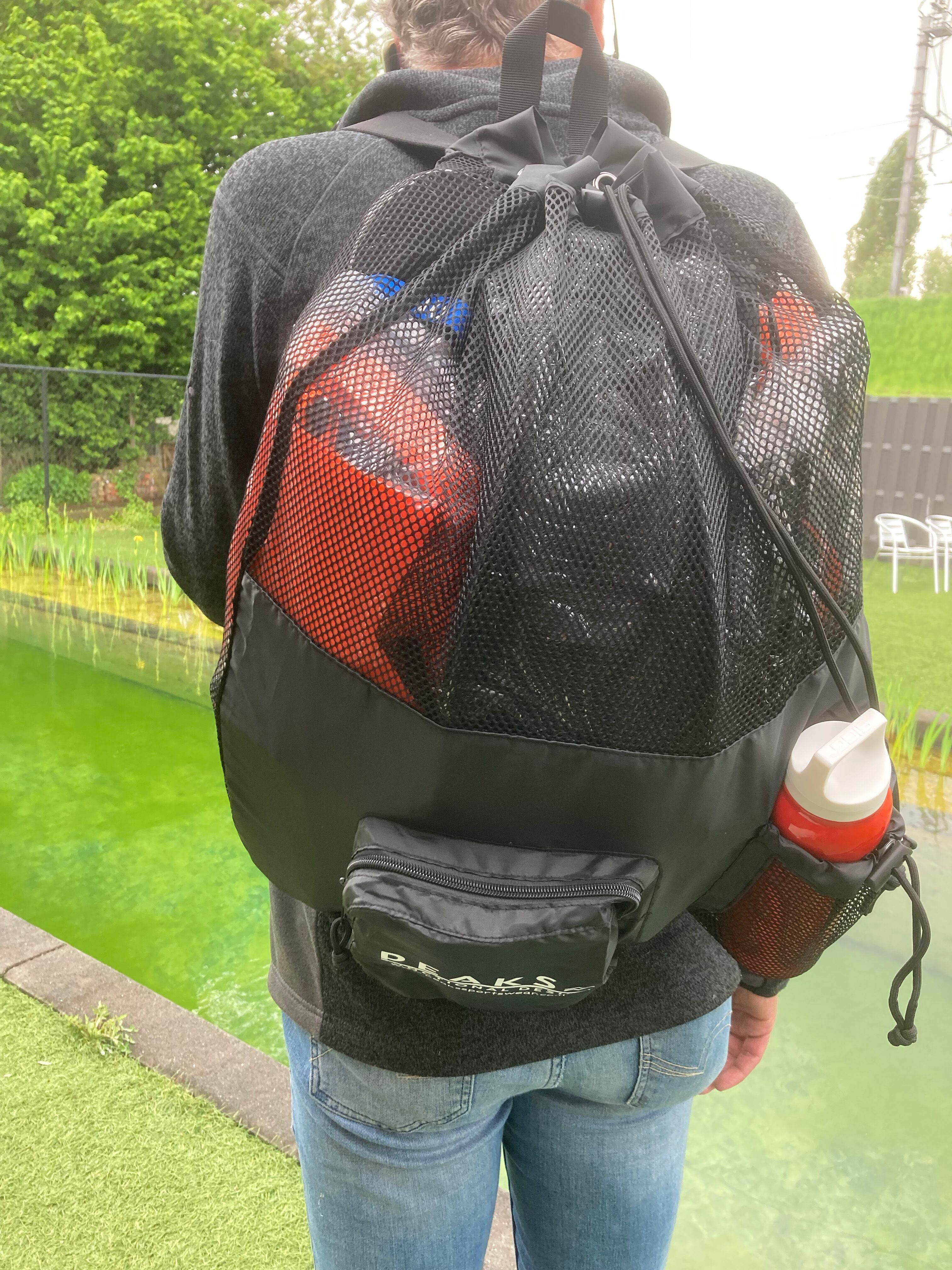 PEAKS swimmers mesh back pack - Afbeelding 7