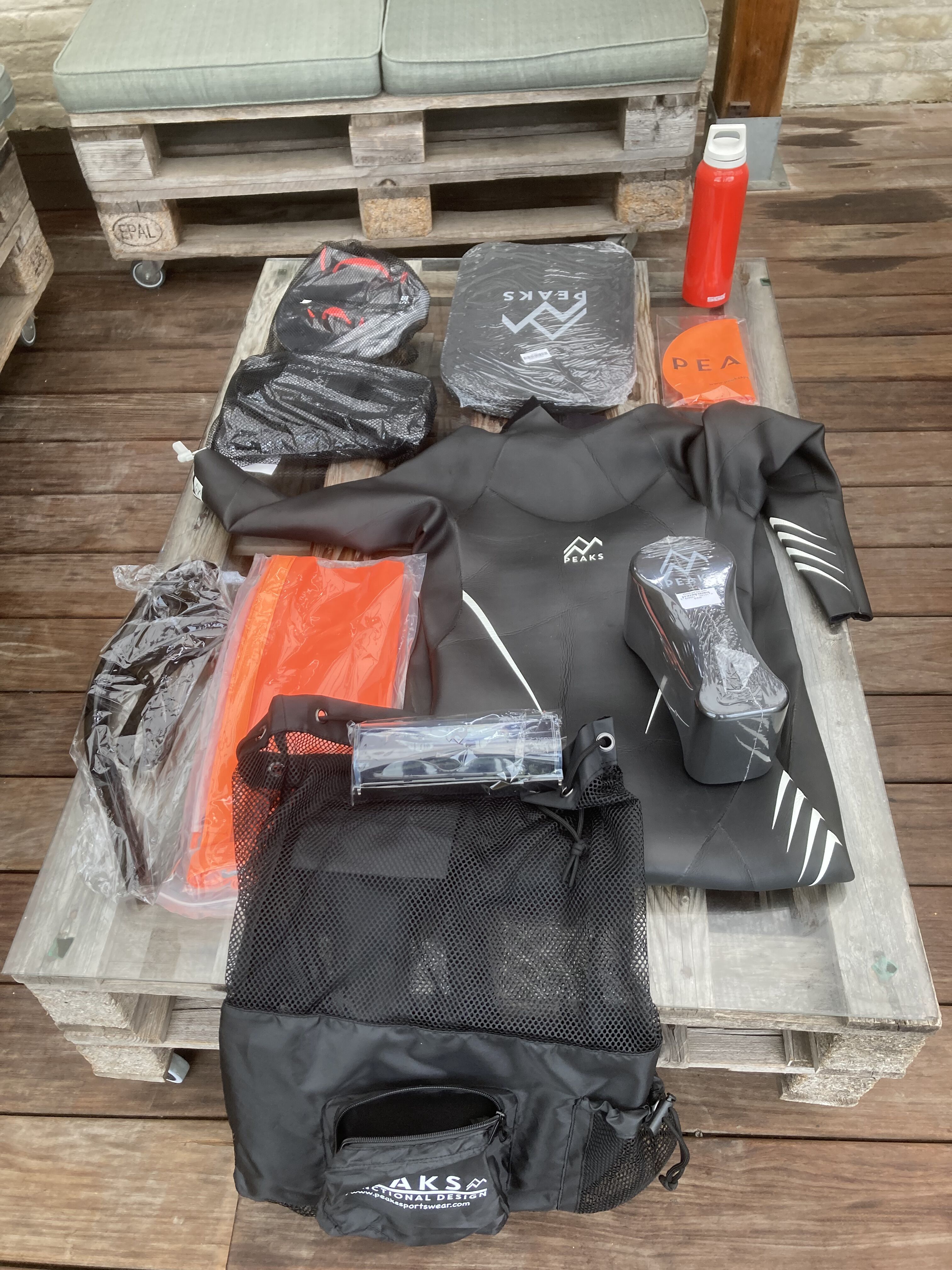 PEAKS swimmers mesh back pack - Afbeelding 12