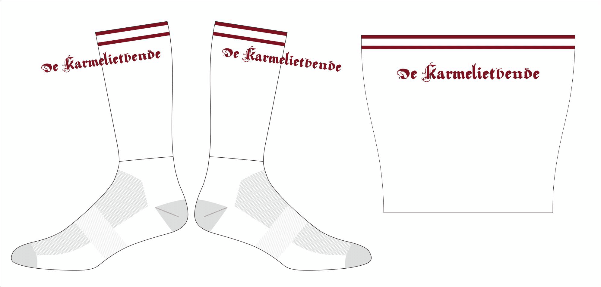 23 Karmelietbende Breathable Aero Cycling Socks