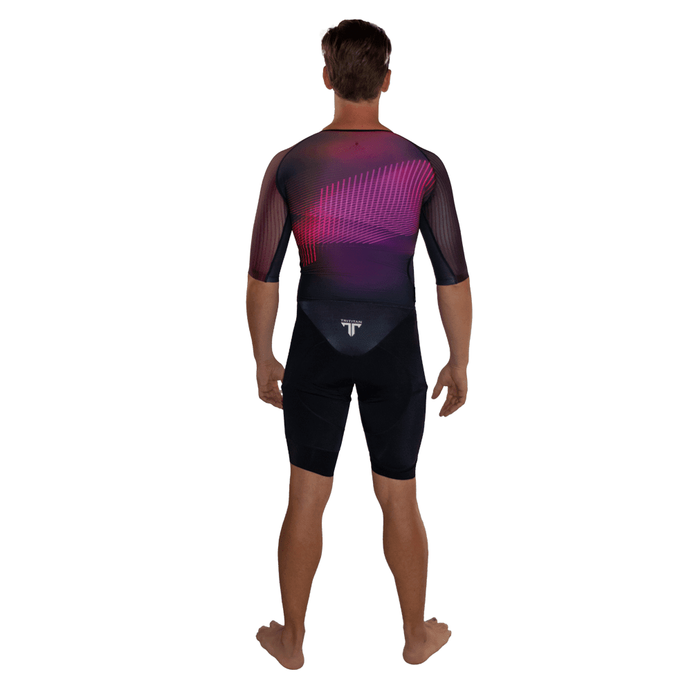 TriTiTan Pro Triathlon Speedsuit Futuristique - Afbeelding 3