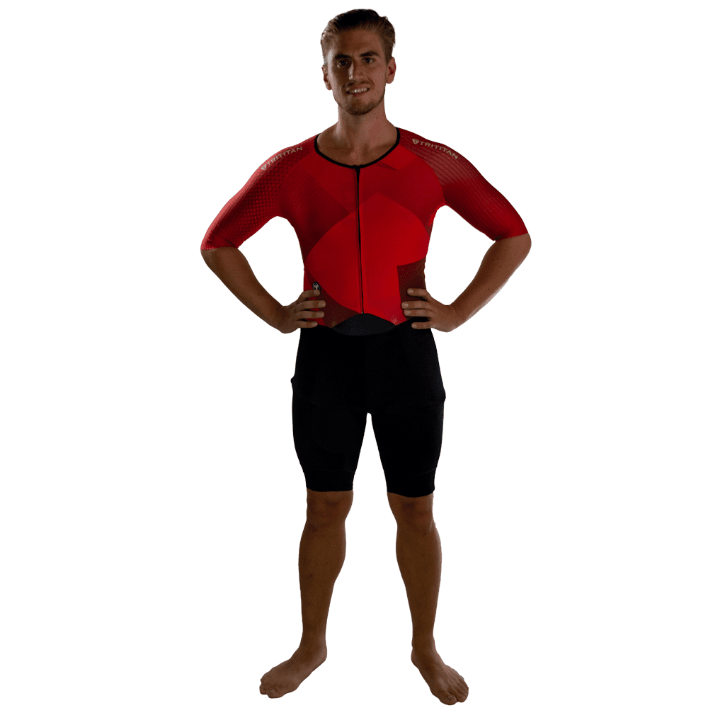 TriTiTan Pro Triathlon Speedsuit RED