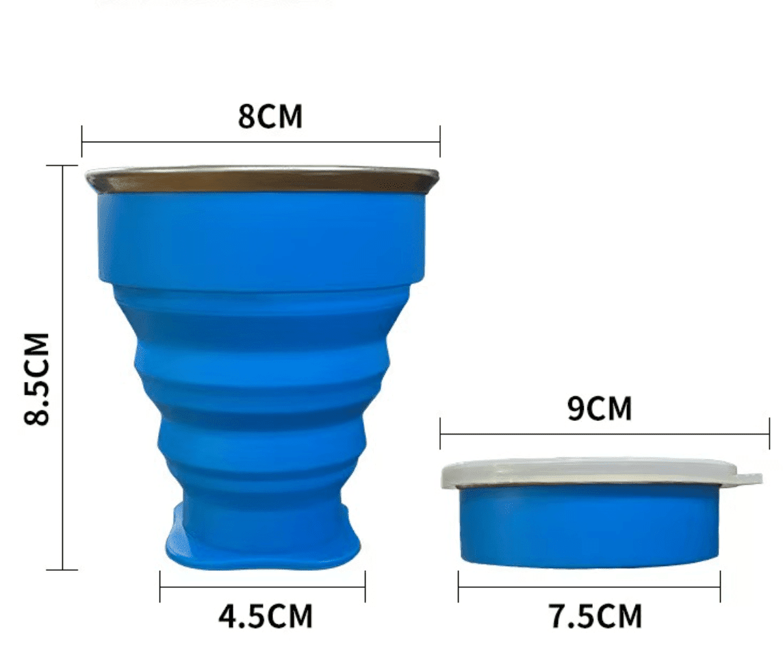 Trititan Soft foldable cup 200 ml for trailrun - Afbeelding 3