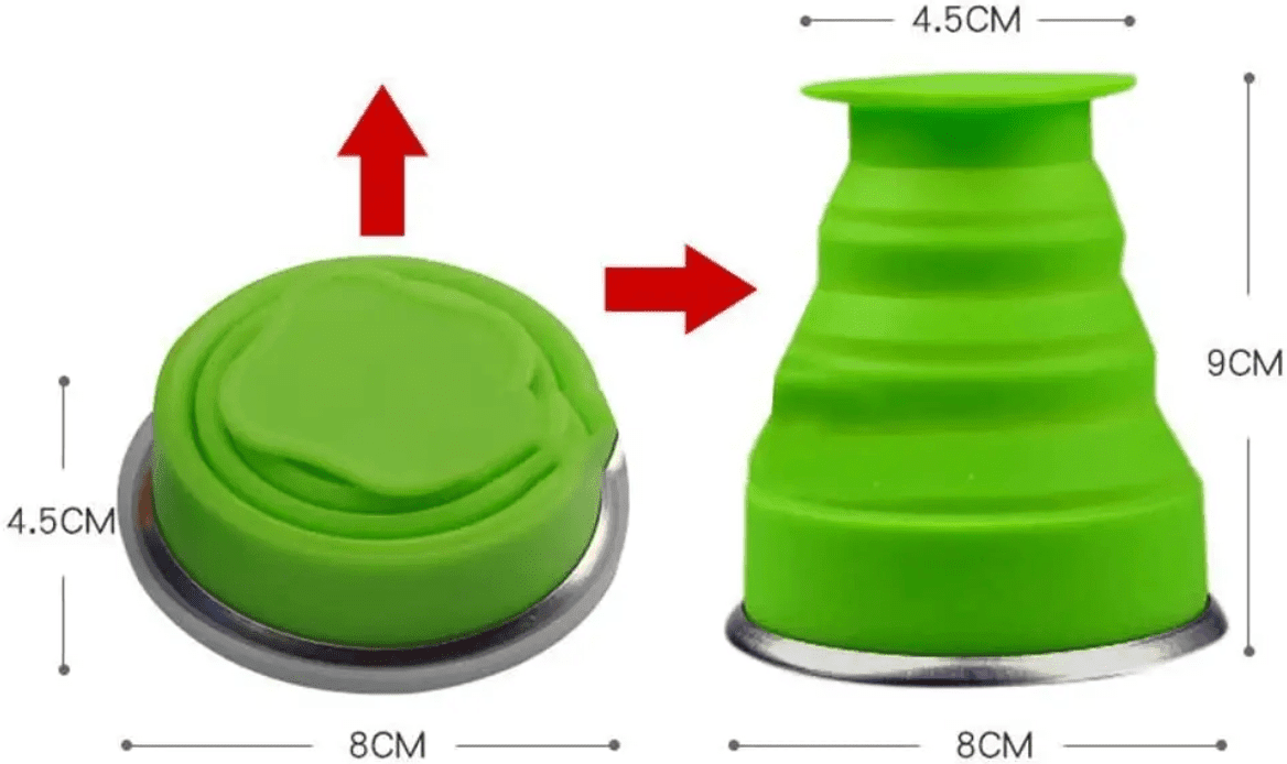 Trititan Soft foldable cup 200 ml for trailrun - Afbeelding 4