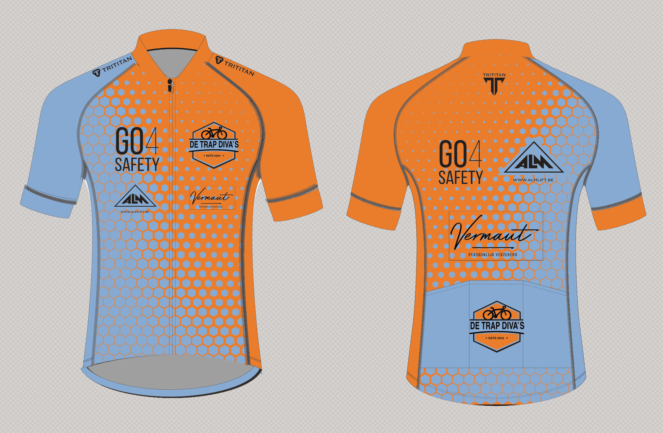 6 Trapdivas Elite cycling jersey short sleeve female