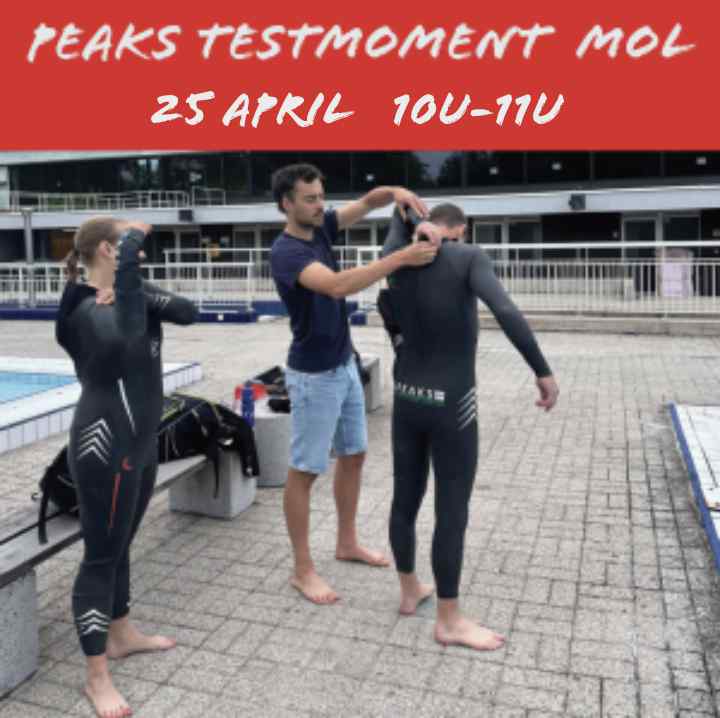 20260425 PEAKS wetsuit testmoment MOL 10u -11u Binnenbad