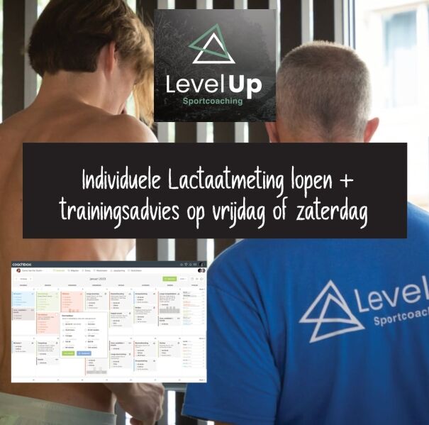 Individuele Lactaattest Lopen + trainingsadvies op vrijdag of zaterdag